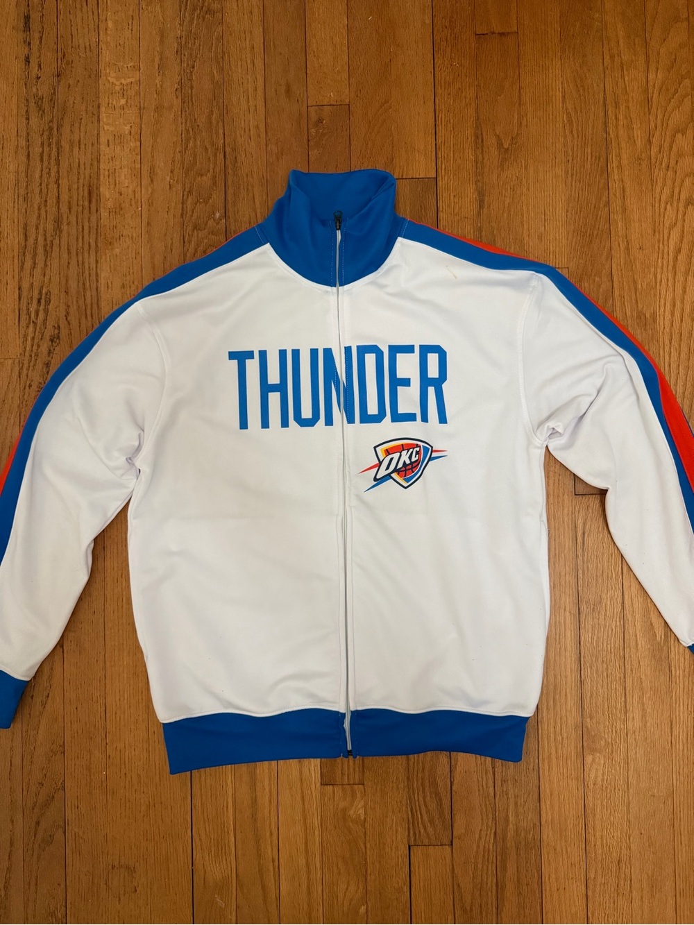 Oklahoma City Thunder NBA Warm up Jacket - Size L